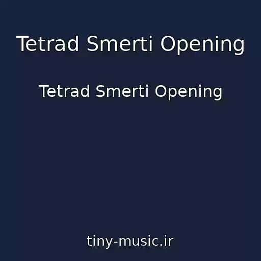 کاور آهنگ Tetrad Smerti Opening از Tetrad Smerti Opening