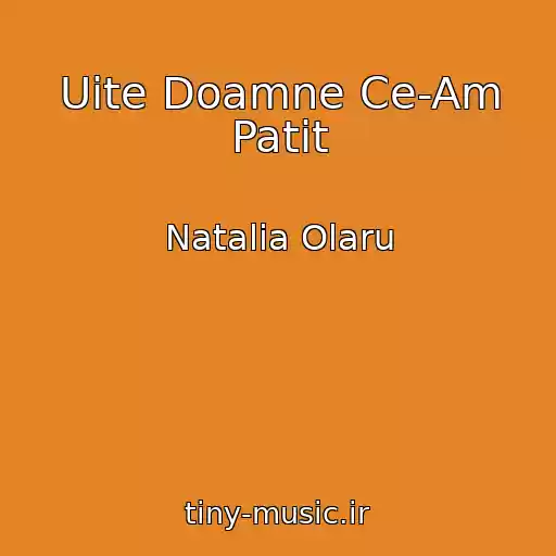 کاور آهنگ Uite Doamne Ce-Am Patit از Natalia Olaru