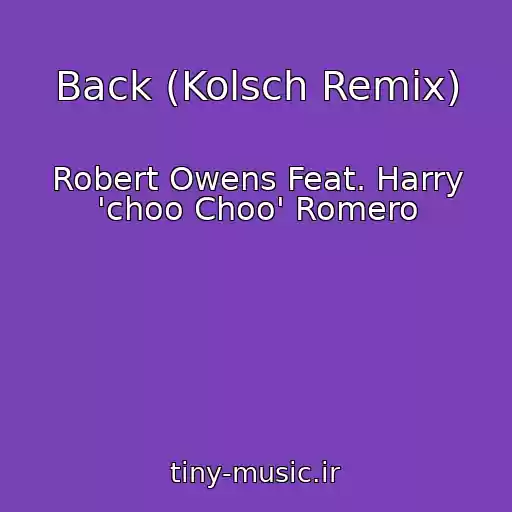 کاور آهنگ Back (Kolsch Remix) از Robert Owens Feat. Harry 'choo Choo' Romero