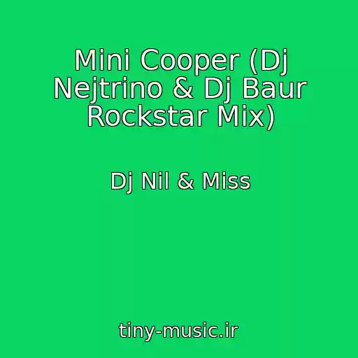 کاور آهنگ Mini Cooper (Dj Nejtrino & Dj Baur Rockstar Mix) از Dj Nil & Miss