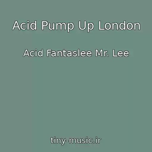 کاور آهنگ Acid Pump Up London از Acid Fantaslee Mr. Lee