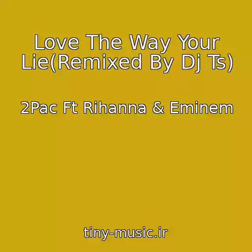 کاور آهنگ Love The Way Your Lie(Remixed By Dj Ts) از 2Pac Ft Rihanna & Eminem