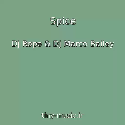 کاور آهنگ Spice از Dj Rope & Dj Marco Bailey