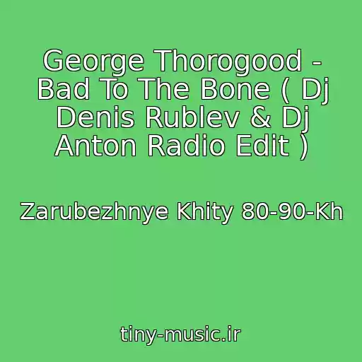 کاور آهنگ George Thorogood - Bad To The Bone ( Dj Denis Rublev & Dj Anton Radio Edit ) از Zarubezhnye Khity 80-90-Kh