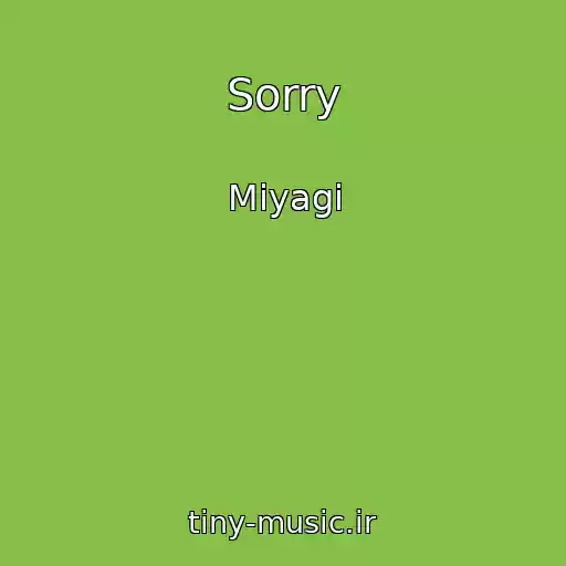کاور آهنگ Sorry از Miyagi