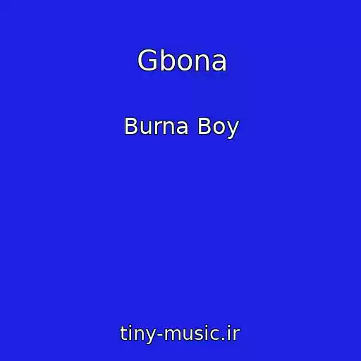 کاور آهنگ Gbona از Burna Boy
