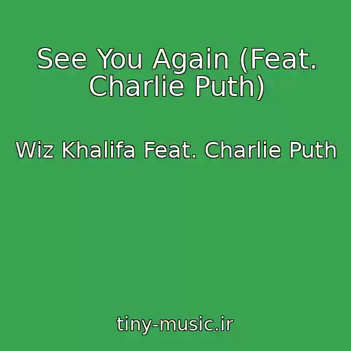 کاور آهنگ See You Again (Feat. Charlie Puth) از Wiz Khalifa Feat. Charlie Puth