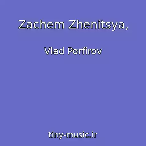 کاور آهنگ Zachem Zhenitsya, از Vlad Porfirov