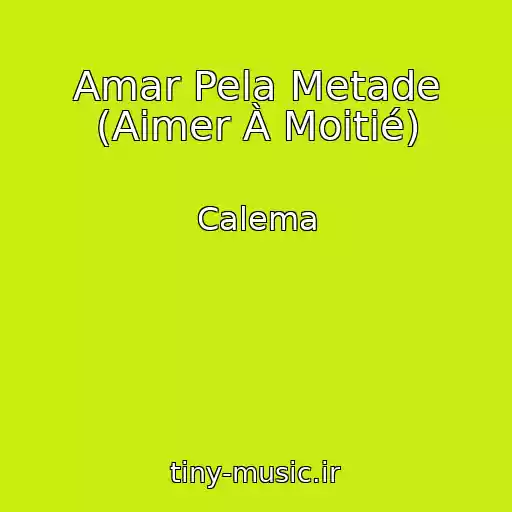 کاور آهنگ Amar Pela Metade (Aimer À Moitié) از Calema