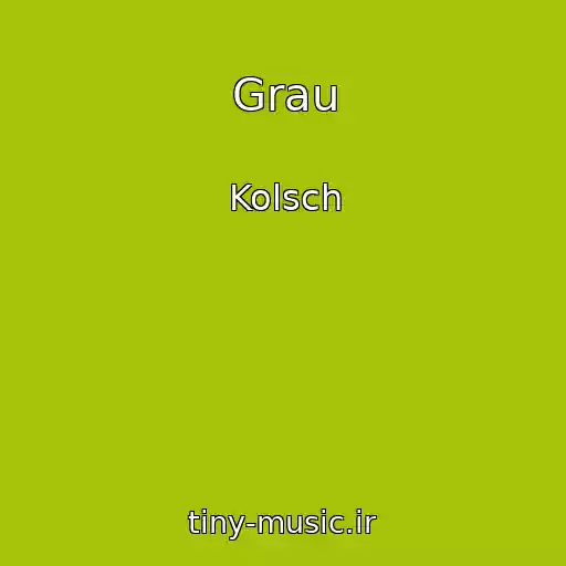 کاور آهنگ Grau از Kolsch