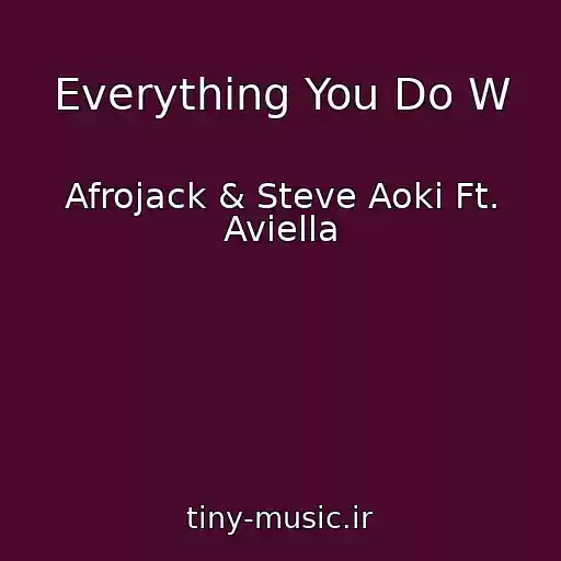 کاور آهنگ Everything You Do W از Afrojack & Steve Aoki Ft. Aviella