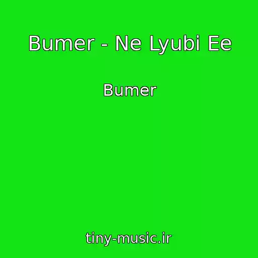 کاور آهنگ Bumer - Ne Lyubi Ee از Bumer