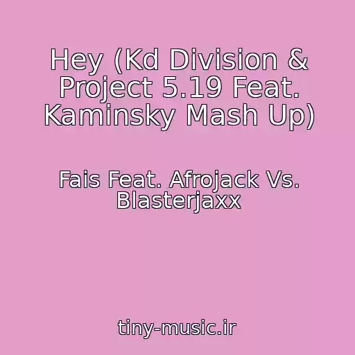 کاور آهنگ Hey (Kd Division & Project 5.19 Feat. Kaminsky Mash Up) از Fais Feat. Afrojack Vs. Blasterjaxx