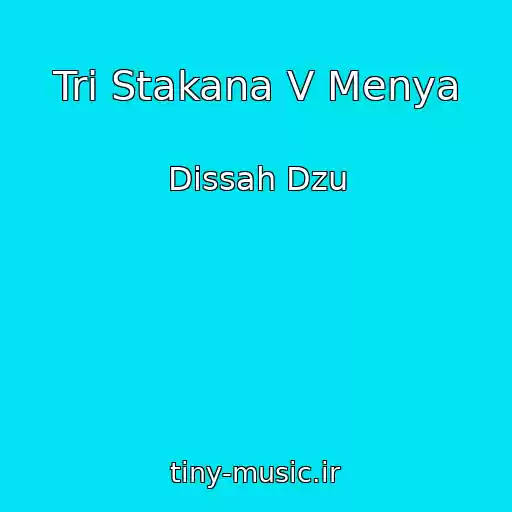 کاور آهنگ Tri Stakana V Menya از Dissah Dzu