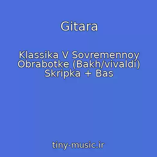 کاور آهنگ Gitara از Klassika V Sovremennoy Obrabotke (Bakh/vivaldi) Skripka + Bas