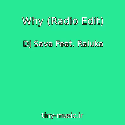 کاور آهنگ Why (Radio Edit) از Dj Sava Feat. Raluka