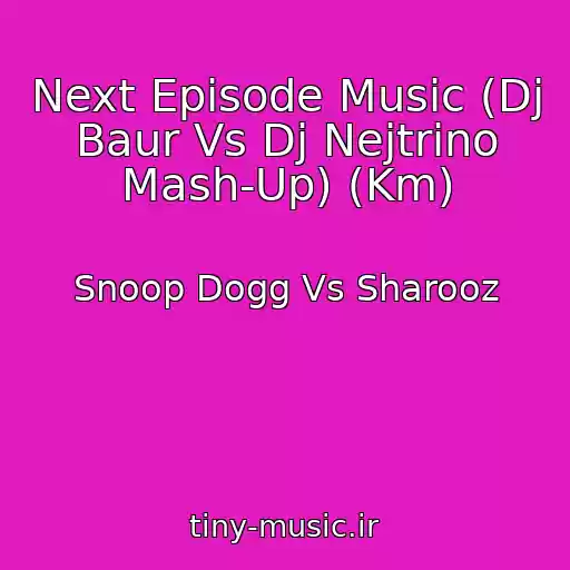 کاور آهنگ Next Episode Music (Dj Baur Vs Dj Nejtrino Mash-Up) (Km) از Snoop Dogg Vs Sharooz