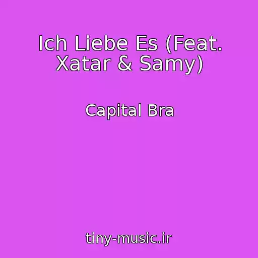 کاور آهنگ Ich Liebe Es (Feat. Xatar & Samy) از Capital Bra