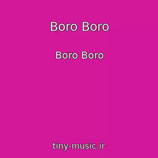 کاور آهنگ Boro Boro از Boro Boro