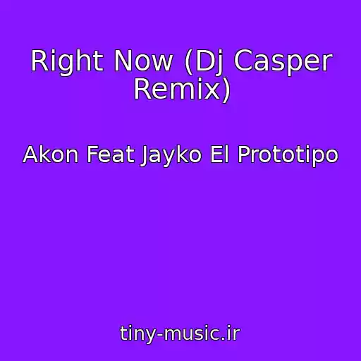کاور آهنگ Right Now (Dj Casper Remix) از Akon Feat Jayko El Prototipo