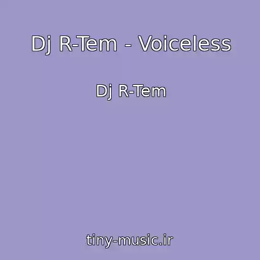 کاور آهنگ Dj R-Tem - Voiceless از Dj R-Tem