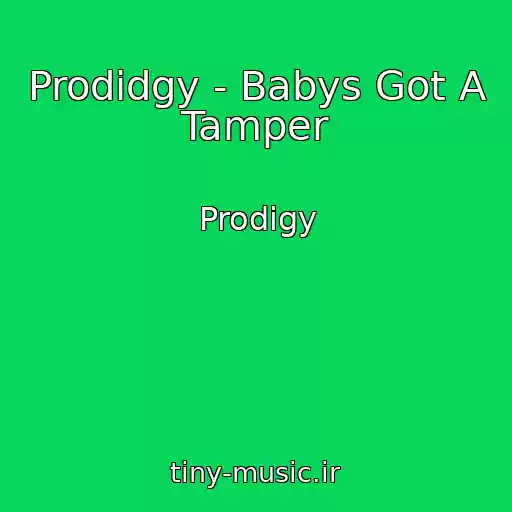 کاور آهنگ Prodidgy - Babys Got A Tamper از Prodigy