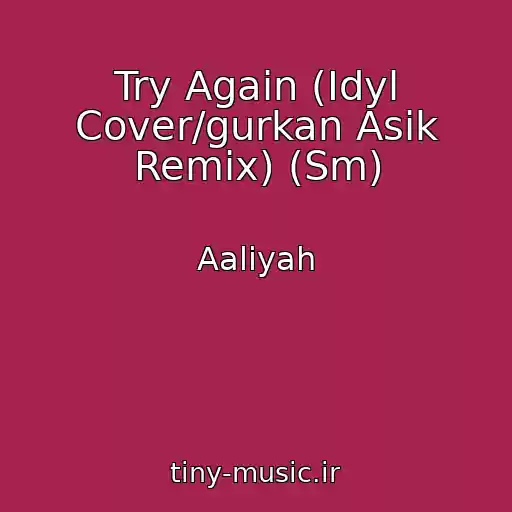 کاور آهنگ Try Again (Idyl Cover/gurkan Asik Remix) (Sm) از Aaliyah