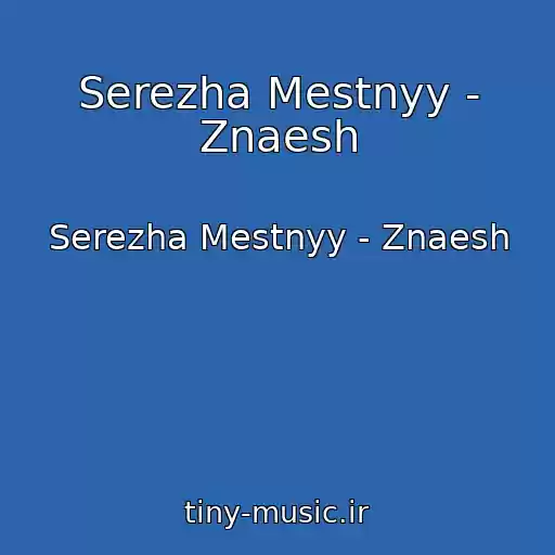 کاور آهنگ Serezha Mestnyy - Znaesh از Serezha Mestnyy - Znaesh