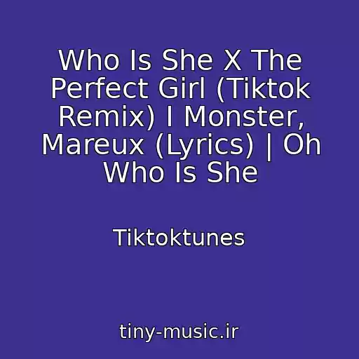 کاور آهنگ Who Is She X The Perfect Girl (Tiktok Remix) I Monster, Mareux (Lyrics) | Oh Who Is She از Tiktoktunes