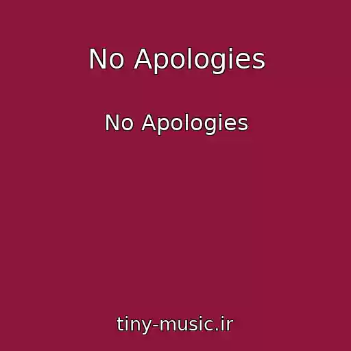 کاور آهنگ No Apologies از No Apologies