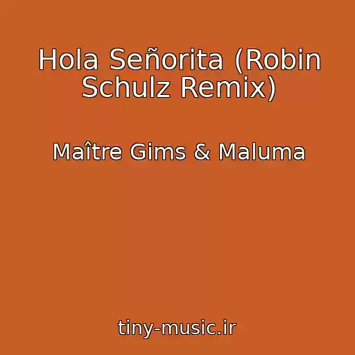 کاور آهنگ Hola Señorita (Robin Schulz Remix) از Maître Gims & Maluma
