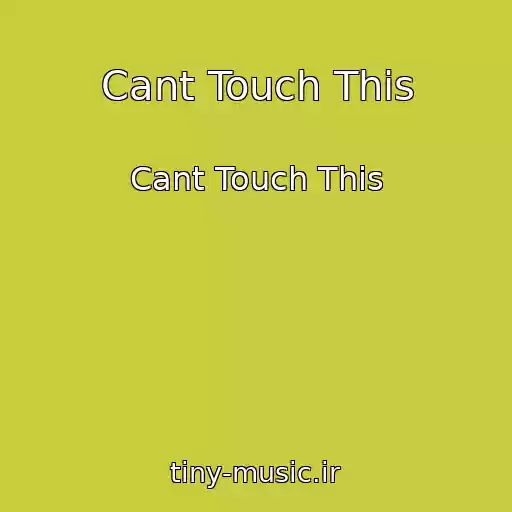 کاور آهنگ Cant Touch This از Cant Touch This