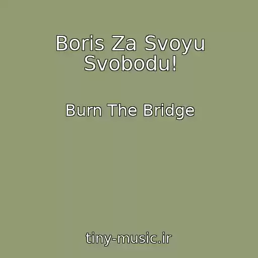 کاور آهنگ Boris Za Svoyu Svobodu! از Burn The Bridge