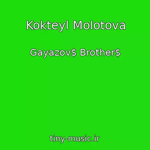 کاور آهنگ Kokteyl Molotova از Gayazov$ Brother$