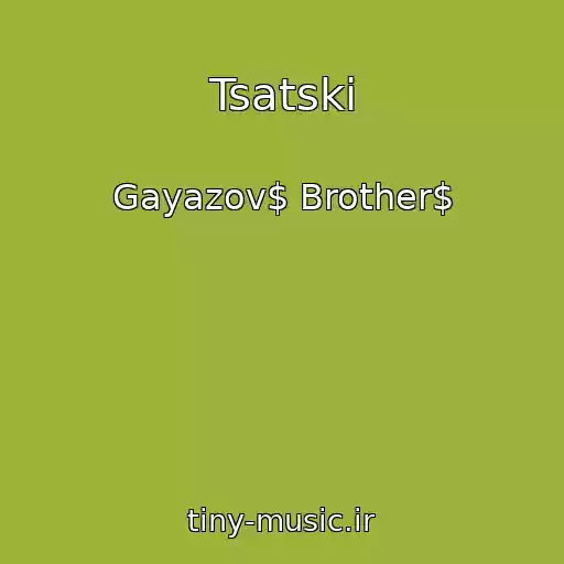 کاور آهنگ Tsatski از Gayazov$ Brother$
