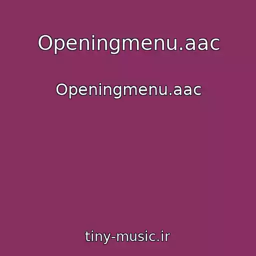 کاور آهنگ Openingmenu.aac از Openingmenu.aac