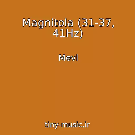کاور آهنگ Magnitola (31-37, 41Hz) از Mevl