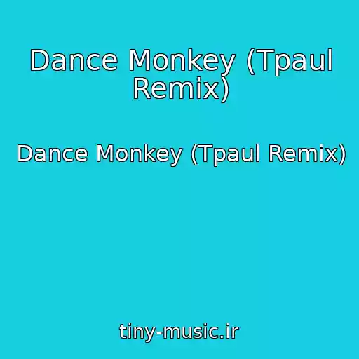 کاور آهنگ Dance Monkey (Tpaul Remix) از Dance Monkey (Tpaul Remix)