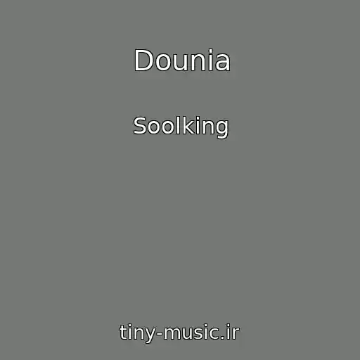 کاور آهنگ Dounia از Soolking