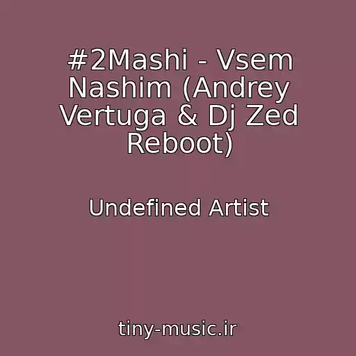 کاور آهنگ #2Mashi - Vsem Nashim (Andrey Vertuga & Dj Zed Reboot) از Undefined Artist