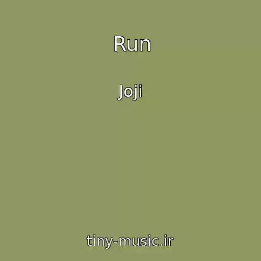 کاور آهنگ Run از Joji