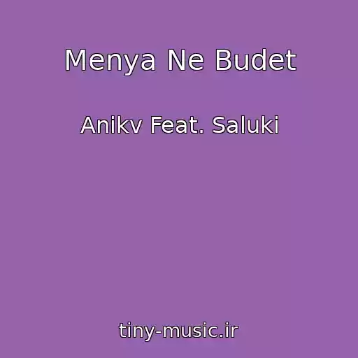 کاور آهنگ Menya Ne Budet از Anikv Feat. Saluki