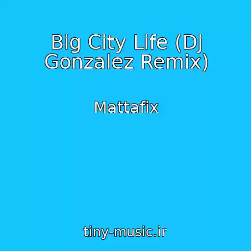 کاور آهنگ Big City Life (Dj Gonzalez Remix) از Mattafix