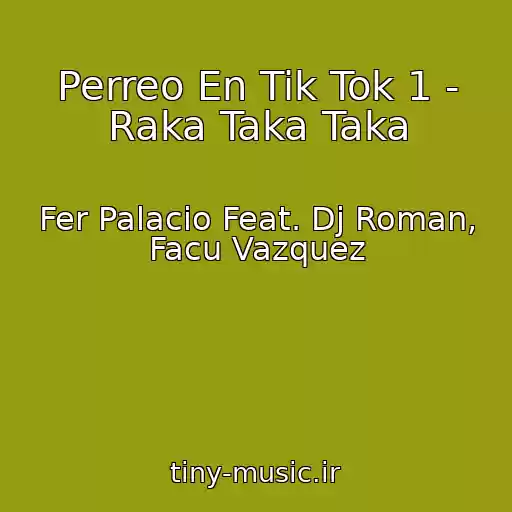 کاور آهنگ Perreo En Tik Tok 1 - Raka Taka Taka از Fer Palacio Feat. Dj Roman, Facu Vazquez