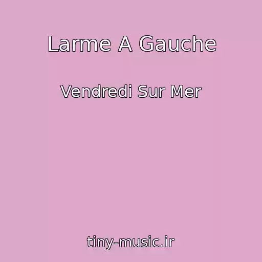 کاور آهنگ Larme A Gauche از Vendredi Sur Mer