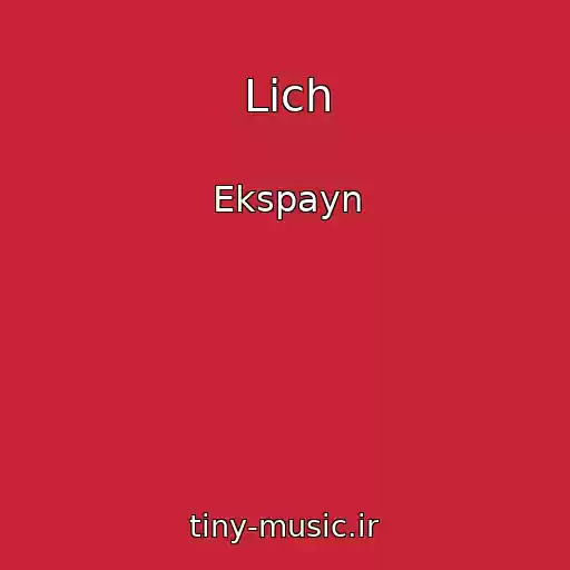 کاور آهنگ Lich از Ekspayn