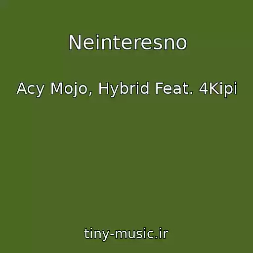 کاور آهنگ Neinteresno از Acy Mojo, Hybrid Feat. 4Kipi