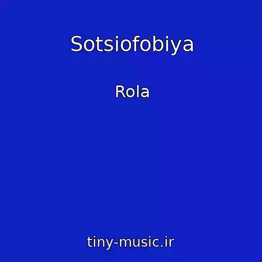 کاور آهنگ Sotsiofobiya از Rola
