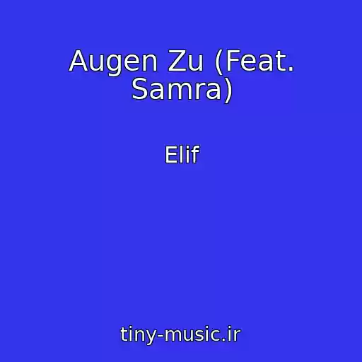 کاور آهنگ Augen Zu (Feat. Samra) از Elif