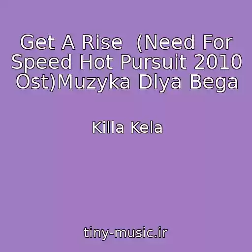 کاور آهنگ Get A Rise  (Need For Speed Hot Pursuit 2010 Ost)Muzyka Dlya Bega از Killa Kela